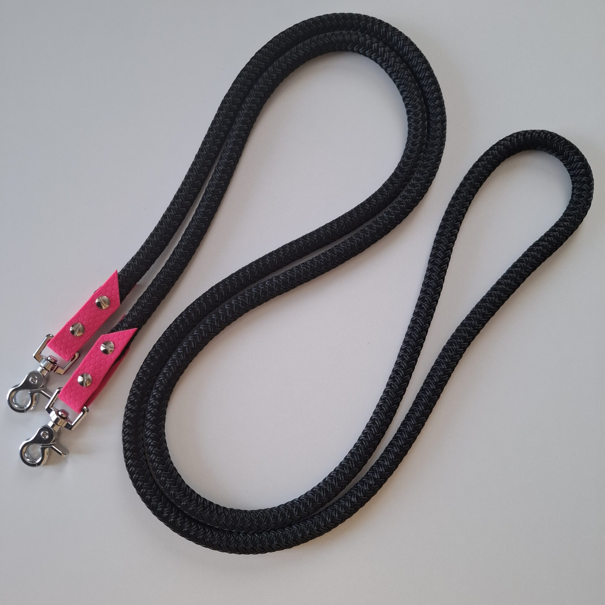 Wodze linowe z różowymi końcówkami - obrazek 2