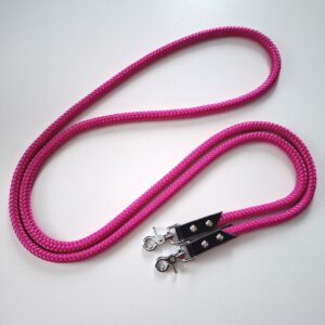 Wodze linowe lekkie różowe