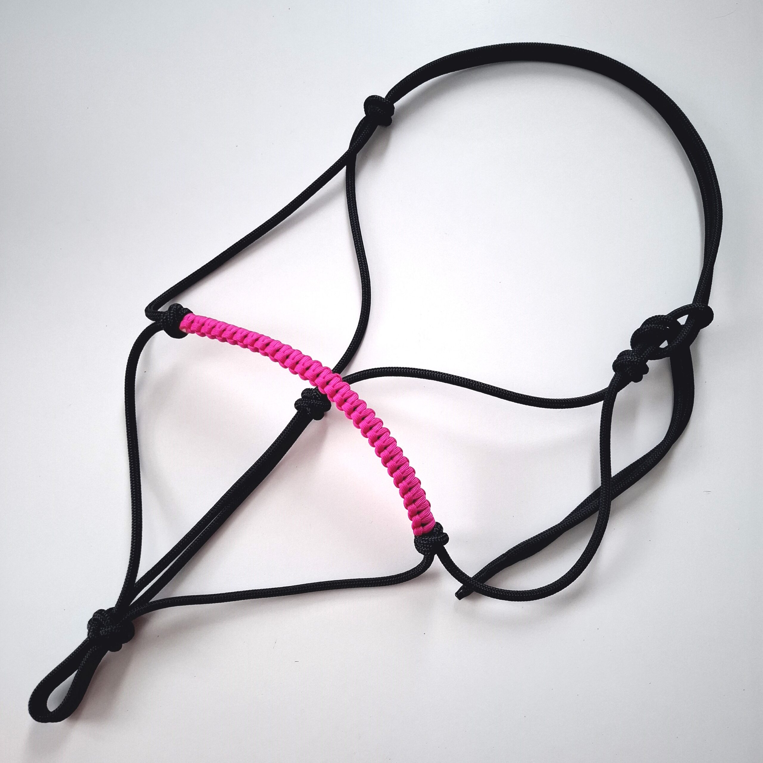 Halter z różowym nachrapnikiem